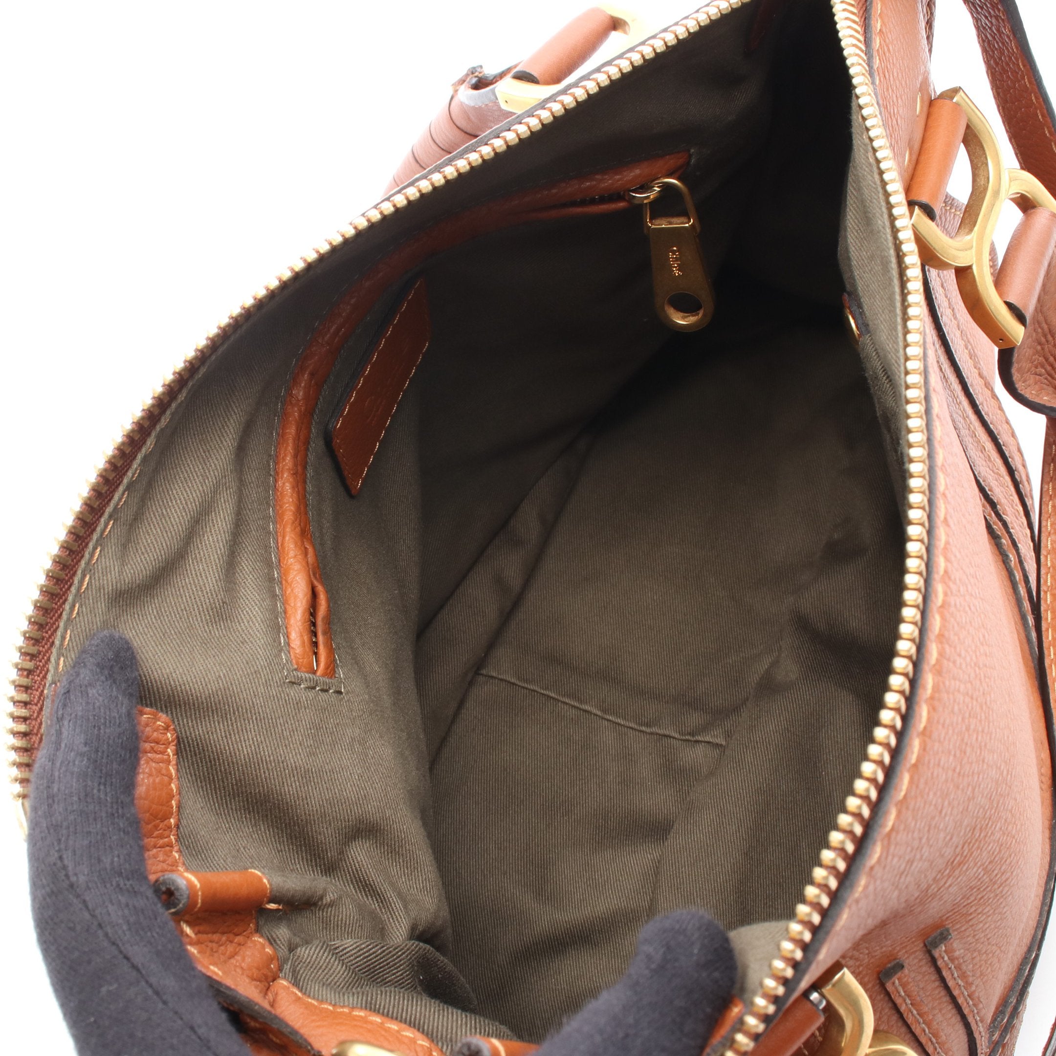 MARCIE マーシー ハンドバッグ レザー ブラウン 2WAY クロエ – RECLO