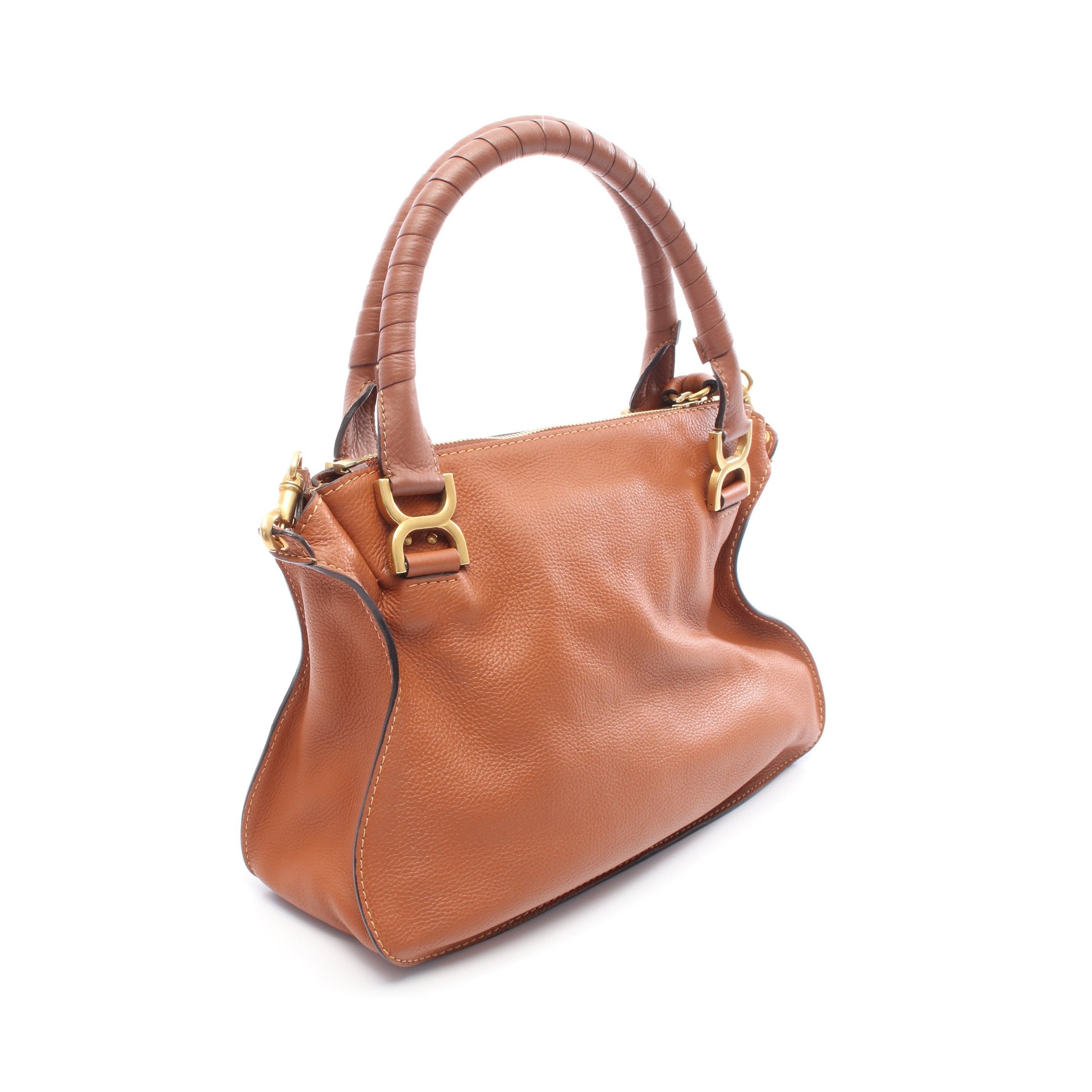 MARCIE マーシー ハンドバッグ レザー ブラウン 2WAY クロエ – RECLO