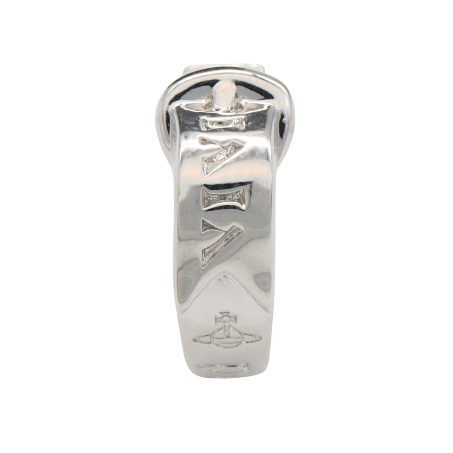 ピアス片耳 ピアス 真鍮 シルバー ヴィヴィアンウエストウッド