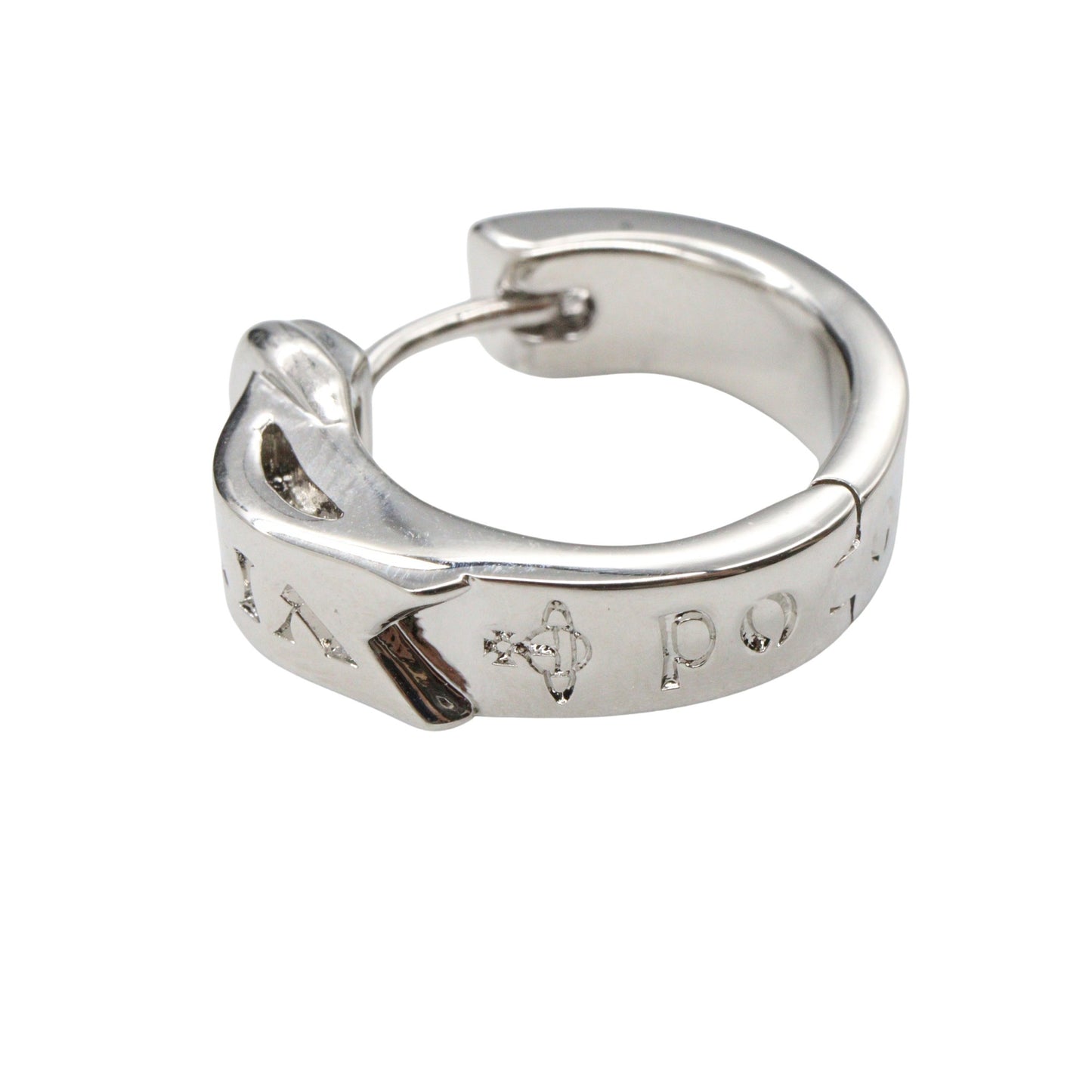 ピアス片耳 ピアス 真鍮 シルバー ヴィヴィアンウエストウッド