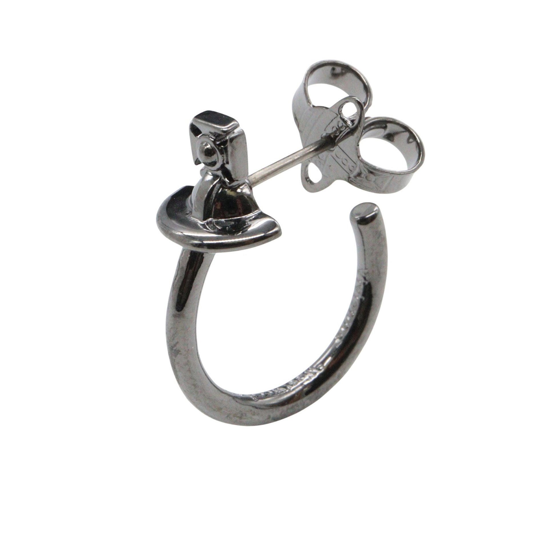 ピアス片耳 ピアス 真鍮 ブラック ヴィヴィアンウエストウッド アクセサリー Vivienne Westwood