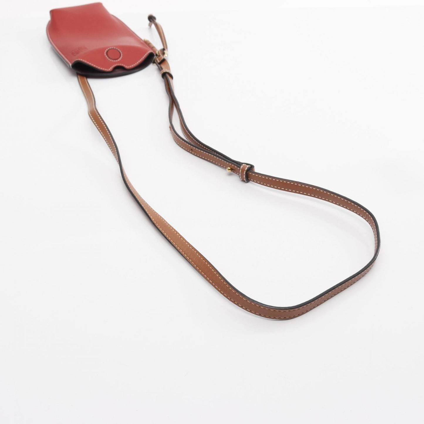 GATE POCKET ゲートポケット ショルダーバッグ レザー レッド ライトブラウン ロエベ バッグ LOEWE