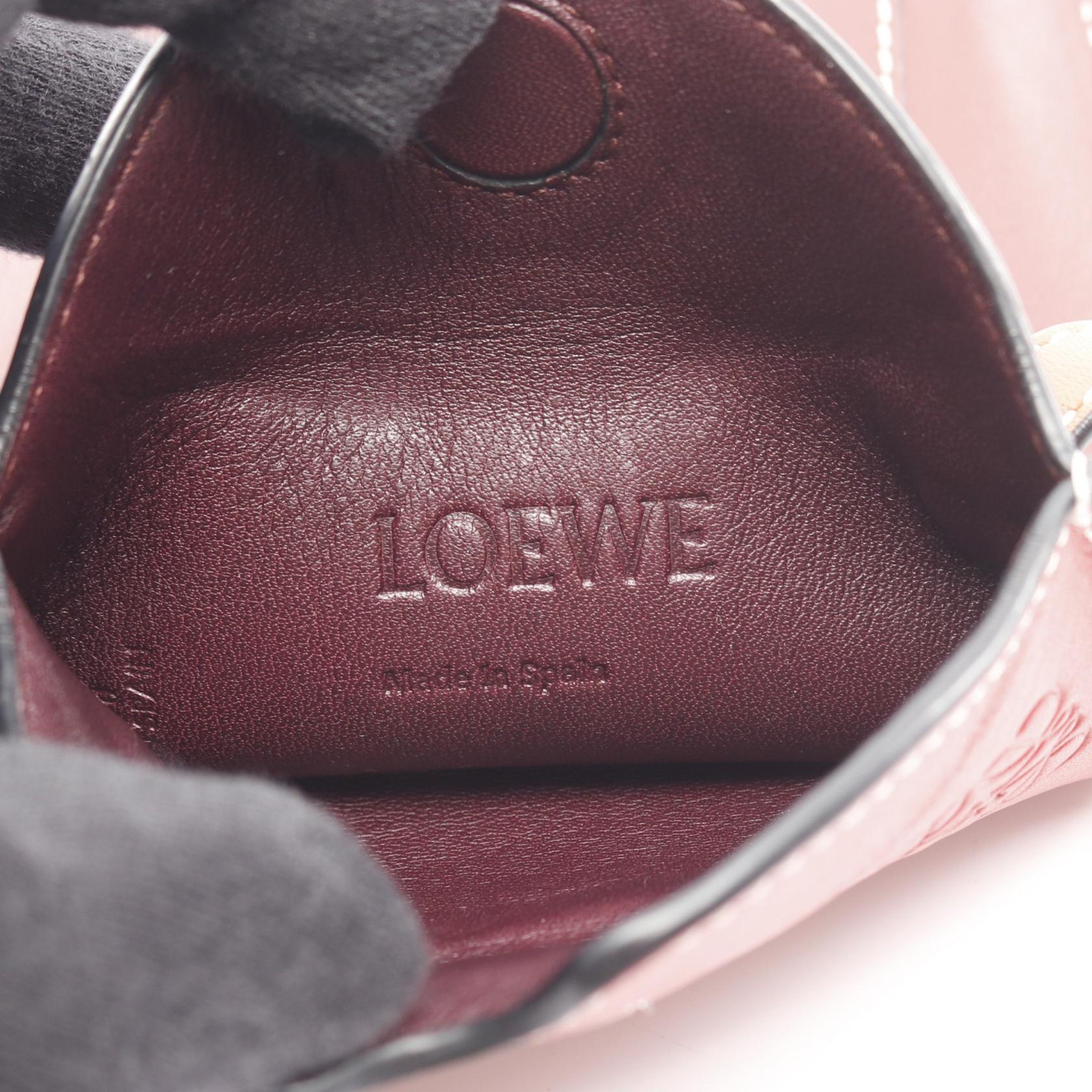 ロエベ LOEWE GATE POCKET ゲートポケット ショルダーバッグ バッグ レザー レディース レッド系 / ブラウン系 【中古】 LOEWE（ロエベ） LOEWE GATE POCKET ゲートポケット ショルダーバッグ
