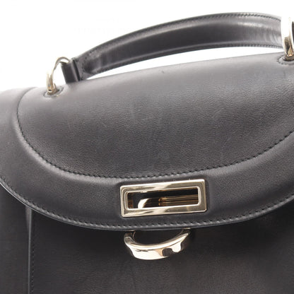ソフィア レインボー ガンチーニ ハンドバッグ レザー ブラック 2WAY サルヴァトーレフェラガモ バッグ Salvatore Ferragamo