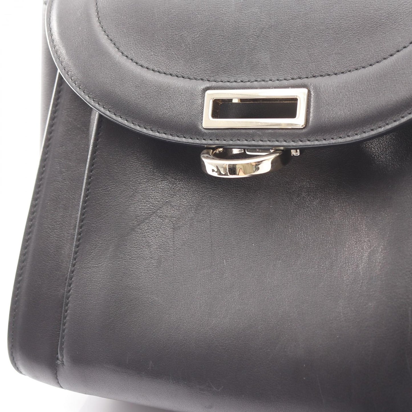 ソフィア レインボー ガンチーニ ハンドバッグ レザー ブラック 2WAY  