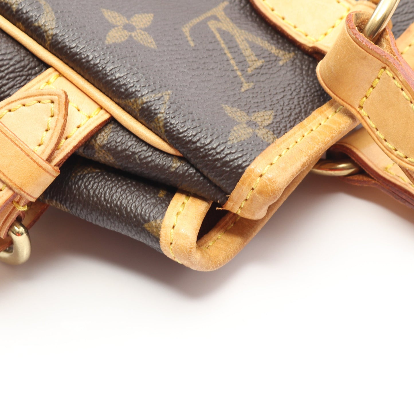 バティニョール モノグラム ハンドバッグ PVC レザー ブラウン ルイヴィトン バッグ LOUIS VUITTON
