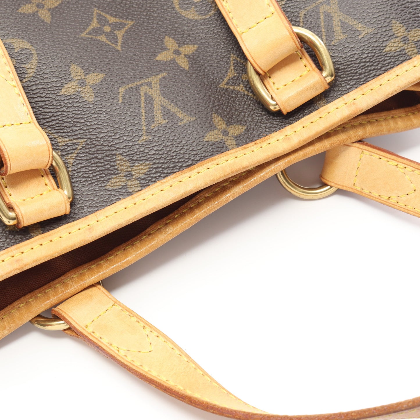 バティニョール モノグラム ハンドバッグ PVC レザー ブラウン ルイヴィトン バッグ LOUIS VUITTON