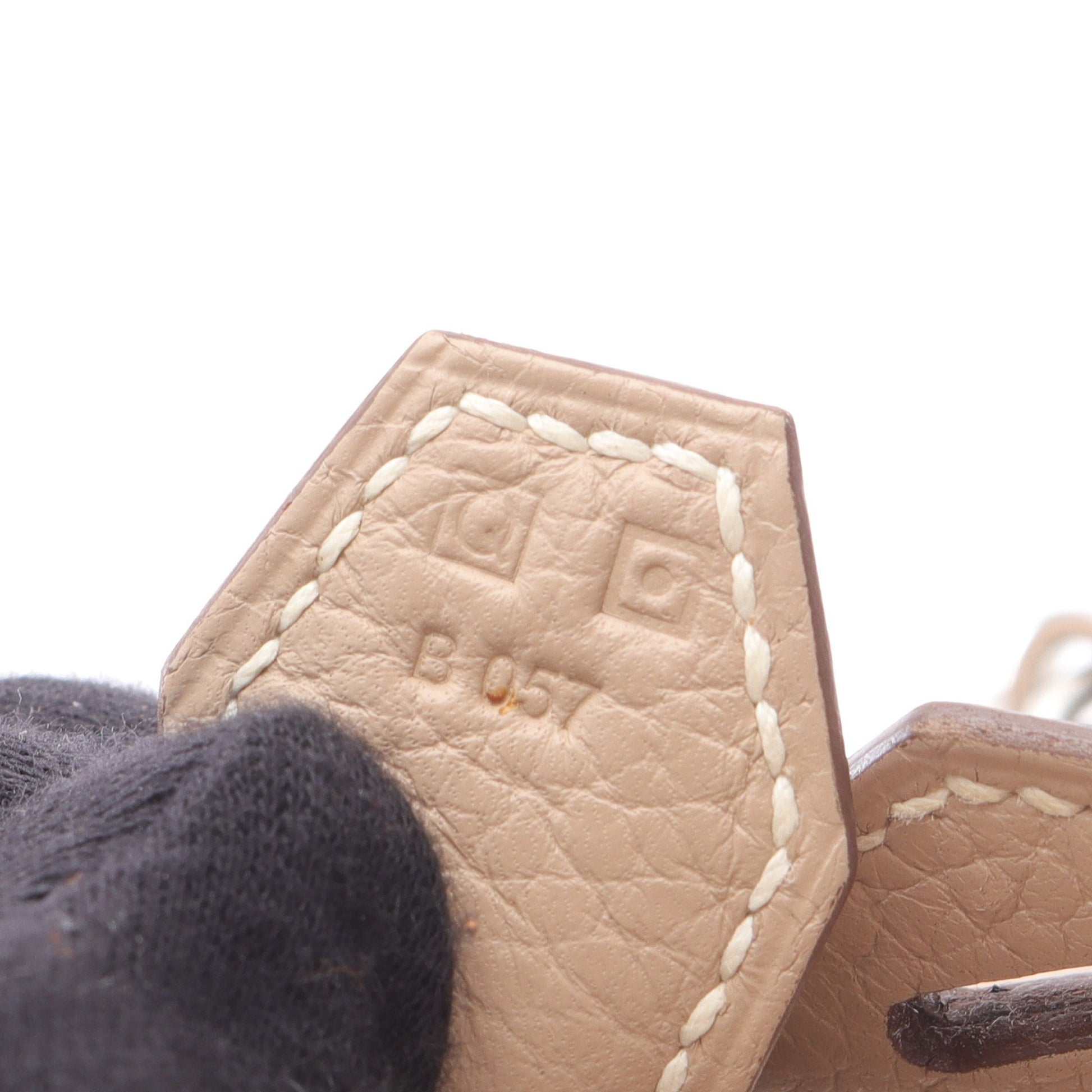 ボリード31 アルジル ハンドバッグ トリヨンクレマンス ベージュ シルバー金具 2WAY □Q刻印 エルメス バッグ HERMES