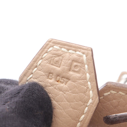 ボリード31 アルジル ハンドバッグ トリヨンクレマンス ベージュ シルバー金具 2WAY □Q刻印 エルメス バッグ HERMES