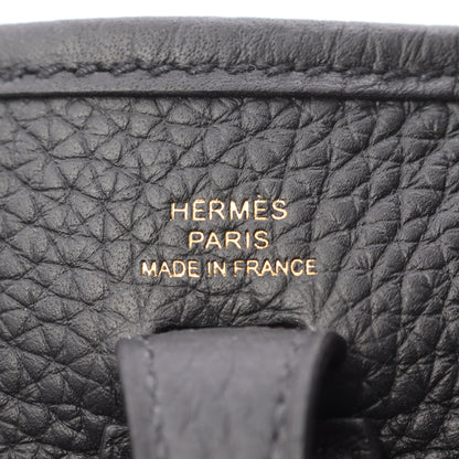 エヴリンアマゾンTPM ショルダーバッグ トゴ ブラック ゴールド金具 K刻印 エルメス バッグ HERMES