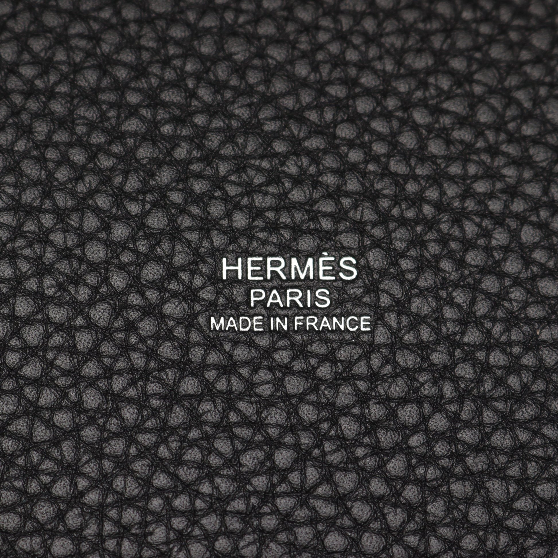 ピコタンロックPM ハンドバッグ トリヨンクレマンス ブラック シルバー金具 K刻印 エルメス バッグ HERMES