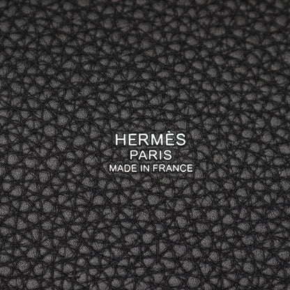ピコタンロックPM ハンドバッグ トリヨンクレマンス ブラック シルバー金具 K刻印 エルメス バッグ HERMES