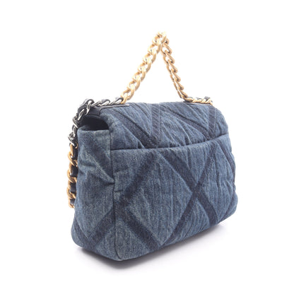 19 ディズヌフ マトラッセ チェーンショルダーバッグ デニム インディゴブルー コンビ金具 2WAY シャネル バッグ CHANEL
