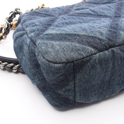 19 ディズヌフ マトラッセ チェーンショルダーバッグ デニム インディゴブルー コンビ金具 2WAY シャネル バッグ CHANEL