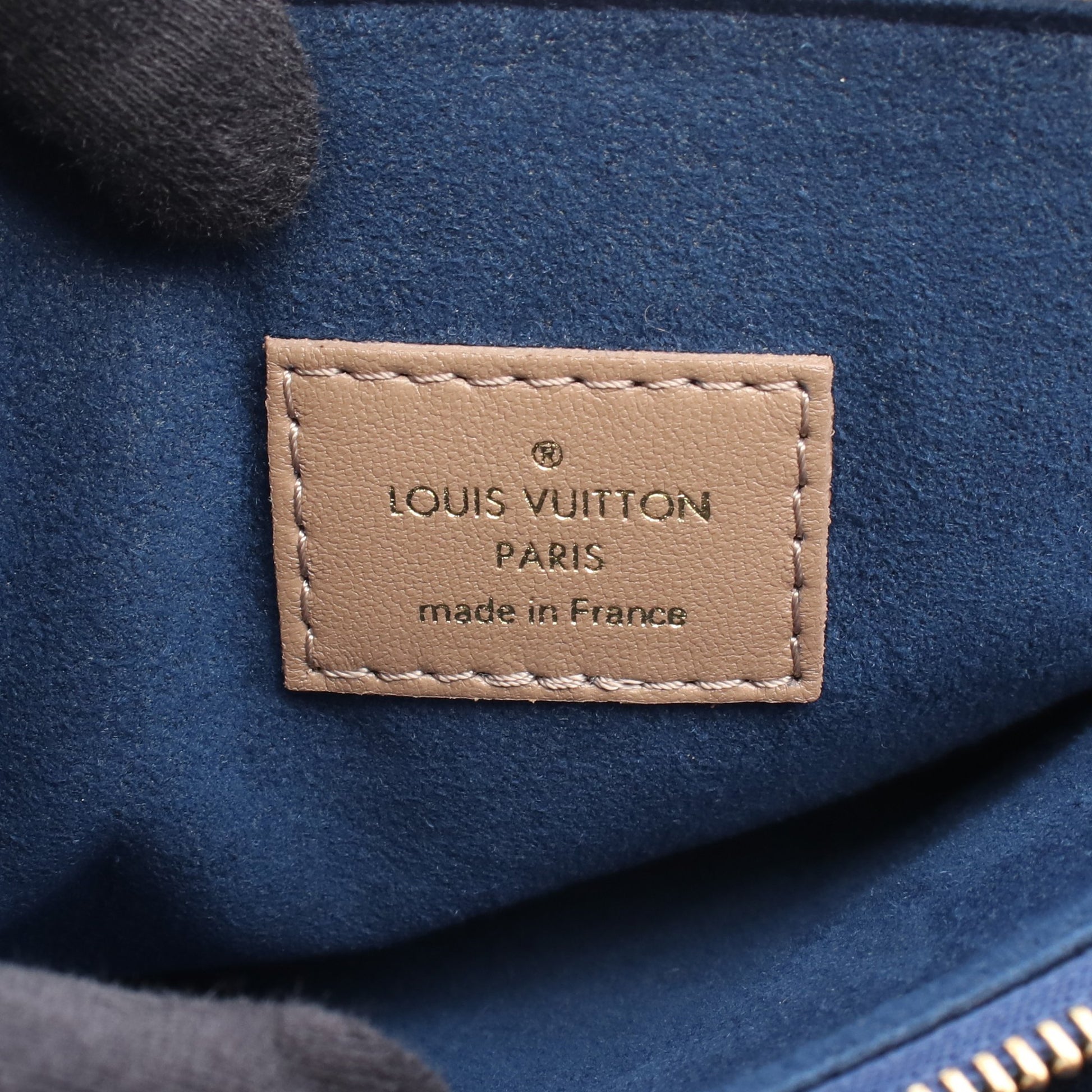 クッサンPM モノグラム トープ チェーンショルダーバッグ レザー グレーベージュ 2WAY ルイヴィトン バッグ LOUIS VUITTON