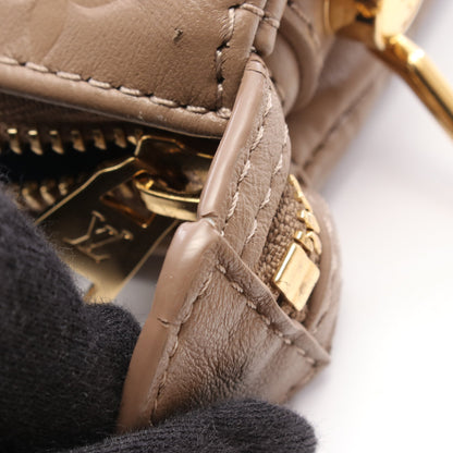 クッサンPM モノグラム トープ チェーンショルダーバッグ レザー グレーベージュ 2WAY ルイヴィトン バッグ LOUIS VUITTON