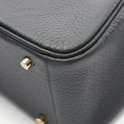 リンディ ミニ ショルダーバッグ トリヨンクレマンス ブラック ゴールド金具 K刻印 エルメス バッグ HERMES
