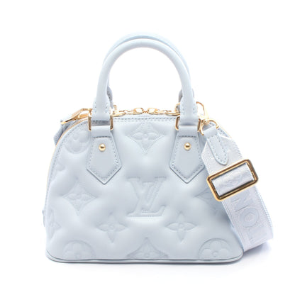 アルマ ソフトBB バブルグラム ブルーグラシエール ハンドバッグ レザー ブルーグレー 2WAY ルイヴィトン バッグ LOUIS VUITTON