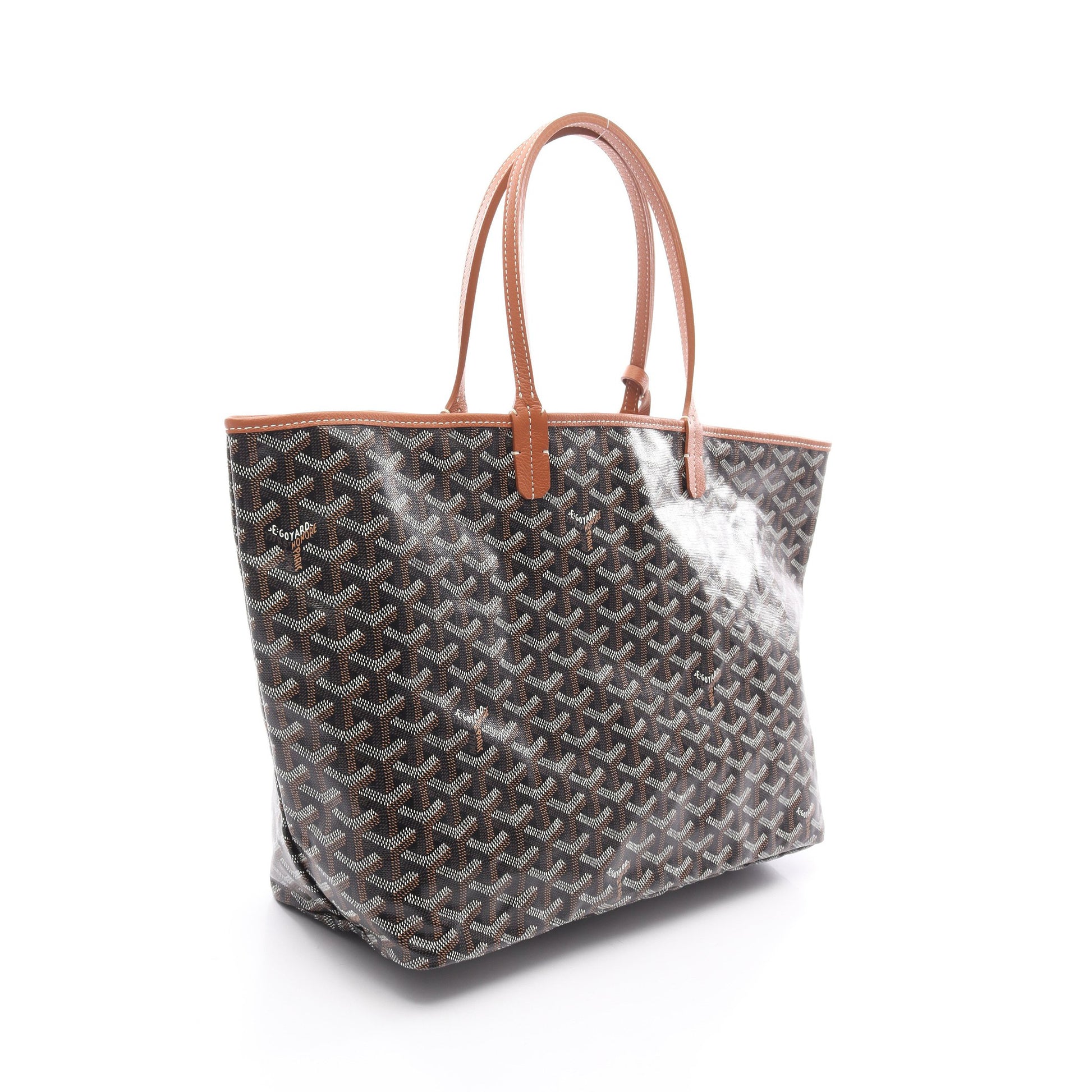 サンルイPM ハンドバッグ トートバッグ コーティングキャンバス レザー ブラック ブラウン マルチカラー ゴヤール バッグ GOYARD