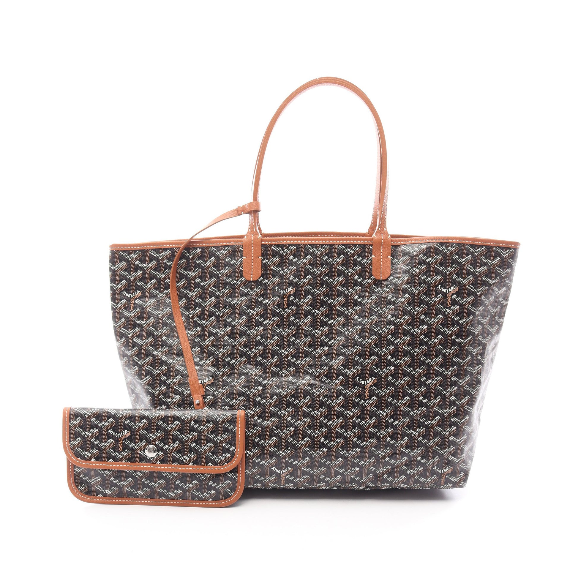 サンルイPM ハンドバッグ トートバッグ コーティングキャンバス レザー ブラック ブラウン マルチカラー ゴヤール バッグ GOYARD