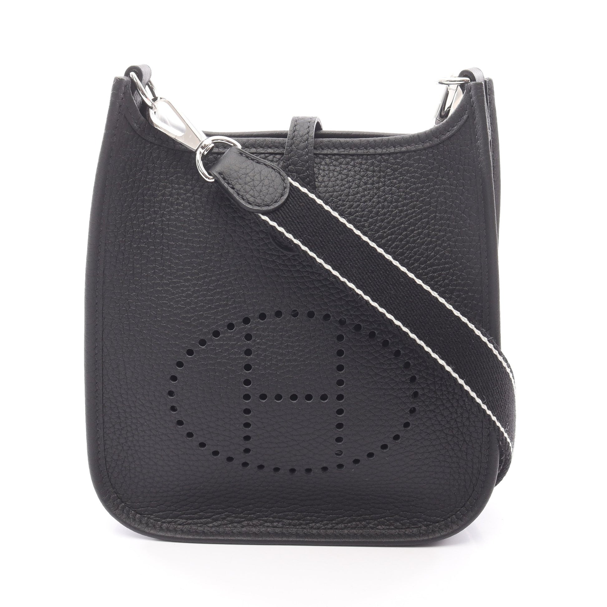 エヴリンTPM ショルダーバッグ トリヨンクレマンス ブラック シルバー金具 K刻印 エルメス バッグ HERMES