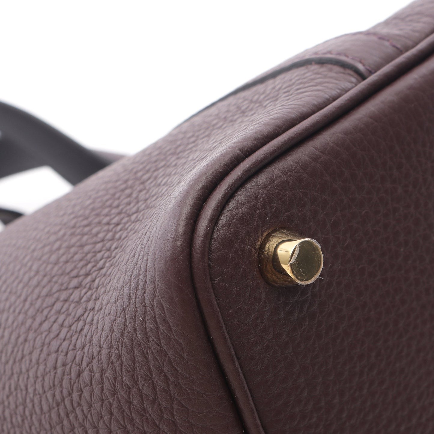 ピコタンロックPM ルージュセリエ ハンドバッグ トリヨンクレマンス ボルドー ゴールド金具 U刻印 エルメス バッグ HERMES