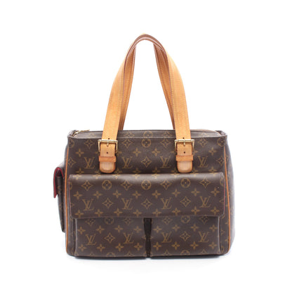 ミュルティプリシテ モノグラム ハンドバッグ PVC レザー ブラウン ルイヴィトン バッグ LOUIS VUITTON