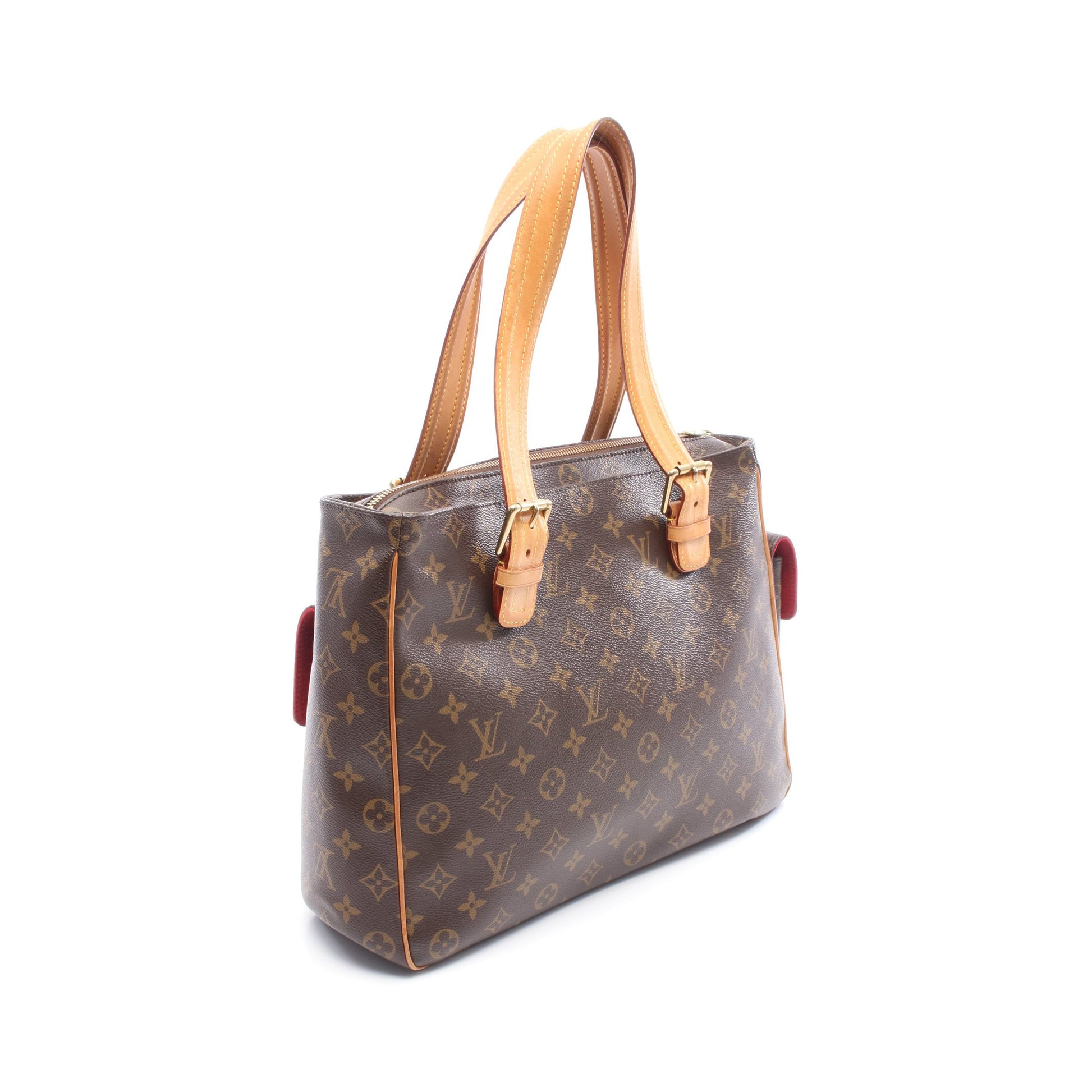ミュルティプリシテ モノグラム ハンドバッグ PVC レザー ブラウン ルイヴィトン バッグ LOUIS VUITTON