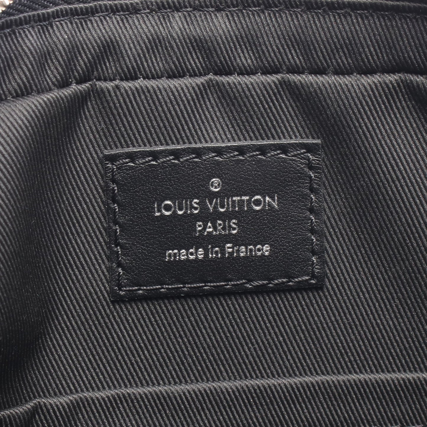 トリオ メッセンジャー ダミエグラフィット ショルダーバッグ PVC レザー ブラック ルイヴィトン バッグ LOUIS VUITTON