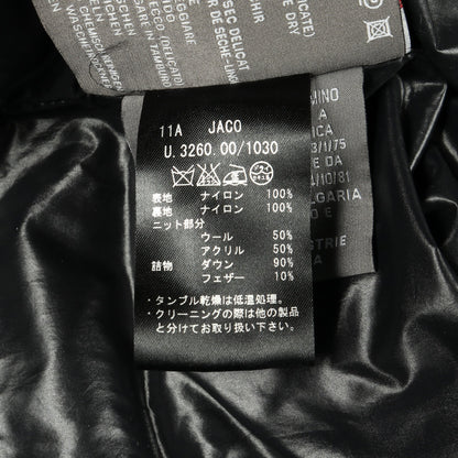 JACO ダウンジャケット ナイロン ブラック フード付き デュベティカ アウター DUVETICA