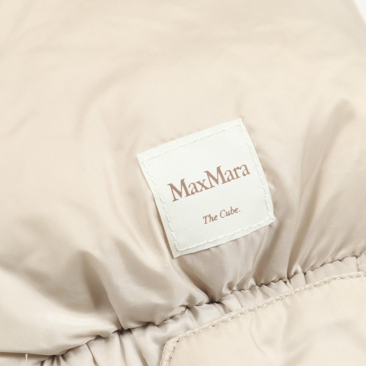 The Cube. ダウンジャケット ベージュ フード付き マックスマーラ アウター Max Mara