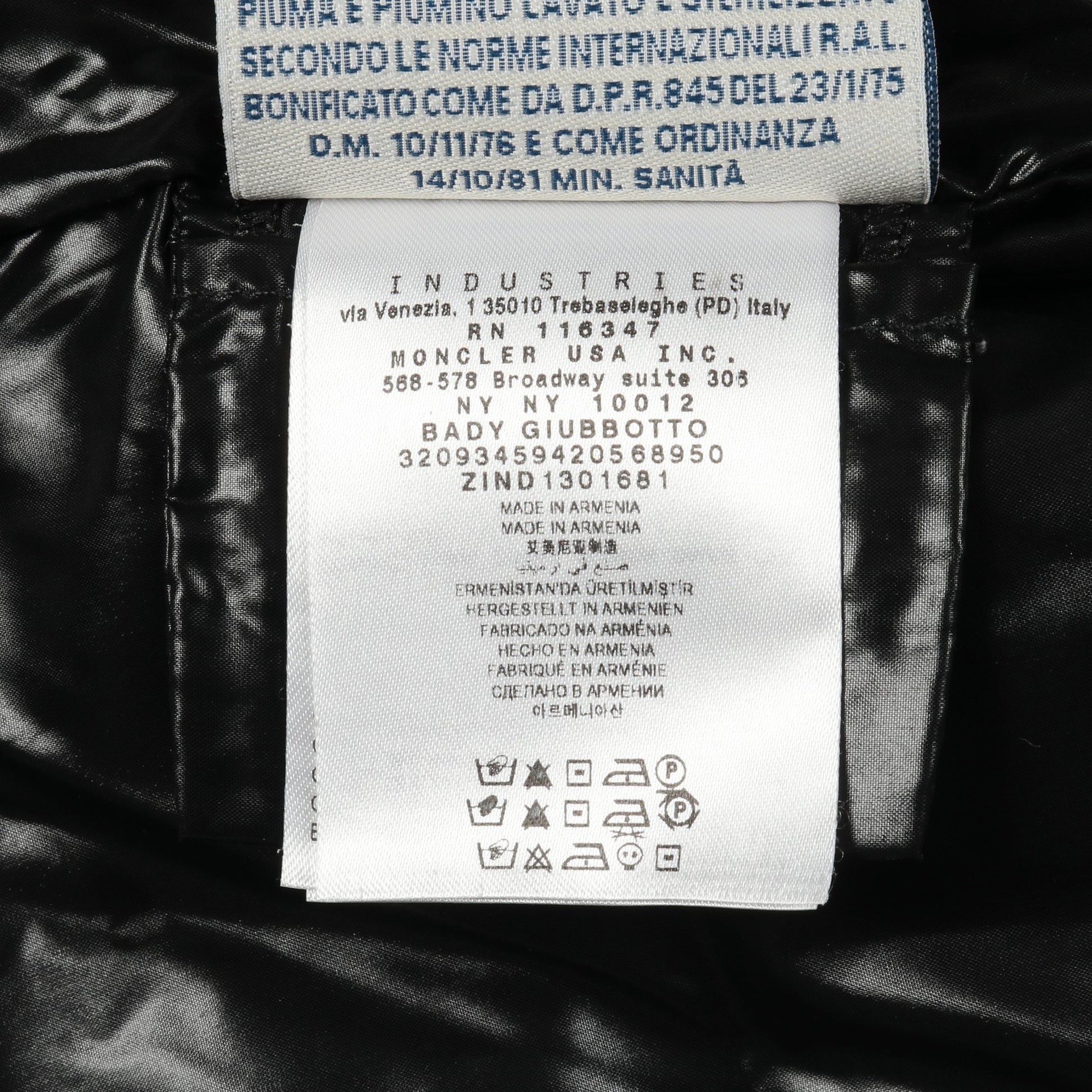 BADY バディ ダウンジャケット ナイロン ブラック モンクレール アウター MONCLER