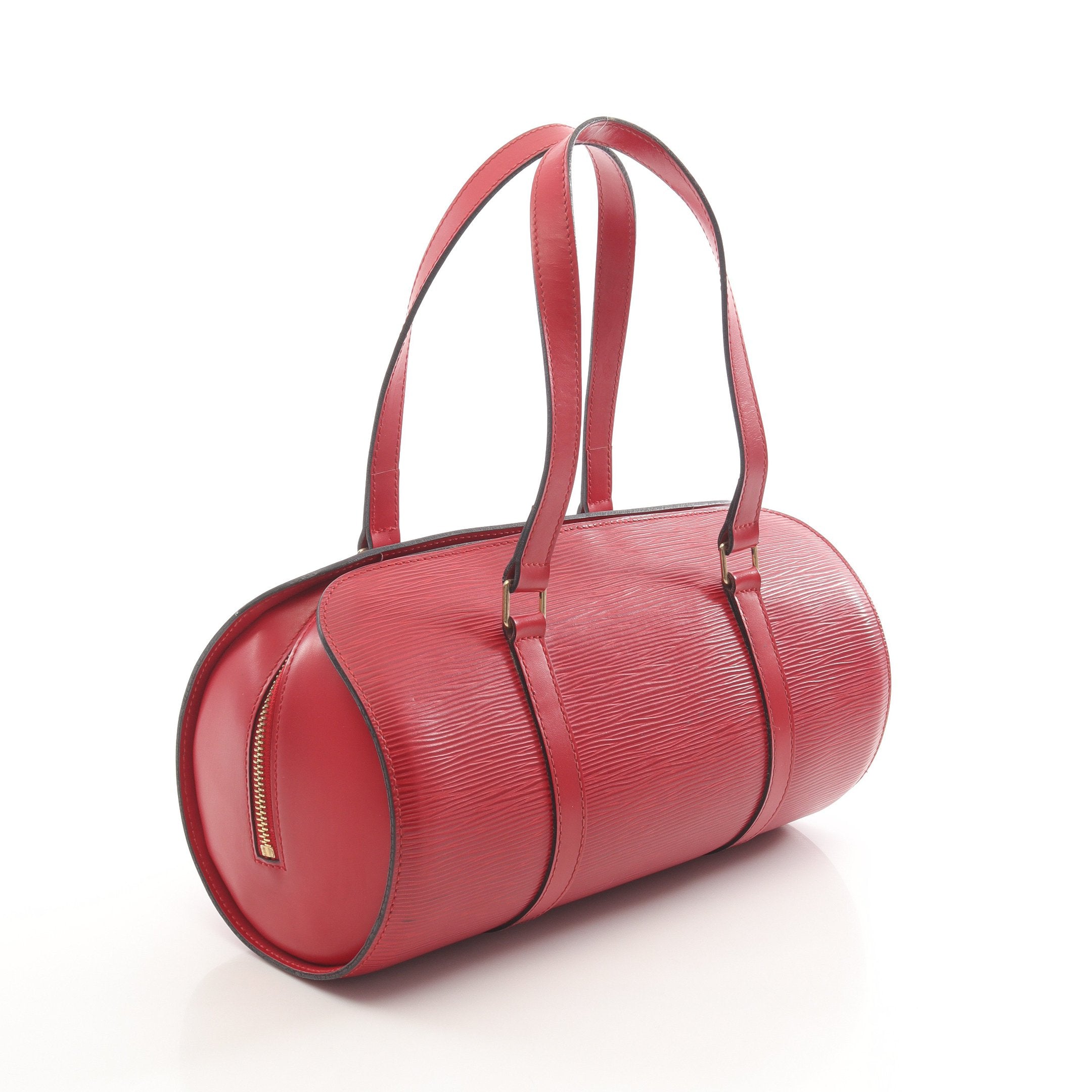 スフロ エピ カスティリアンレッド ハンドバッグ レザー レッド ルイ