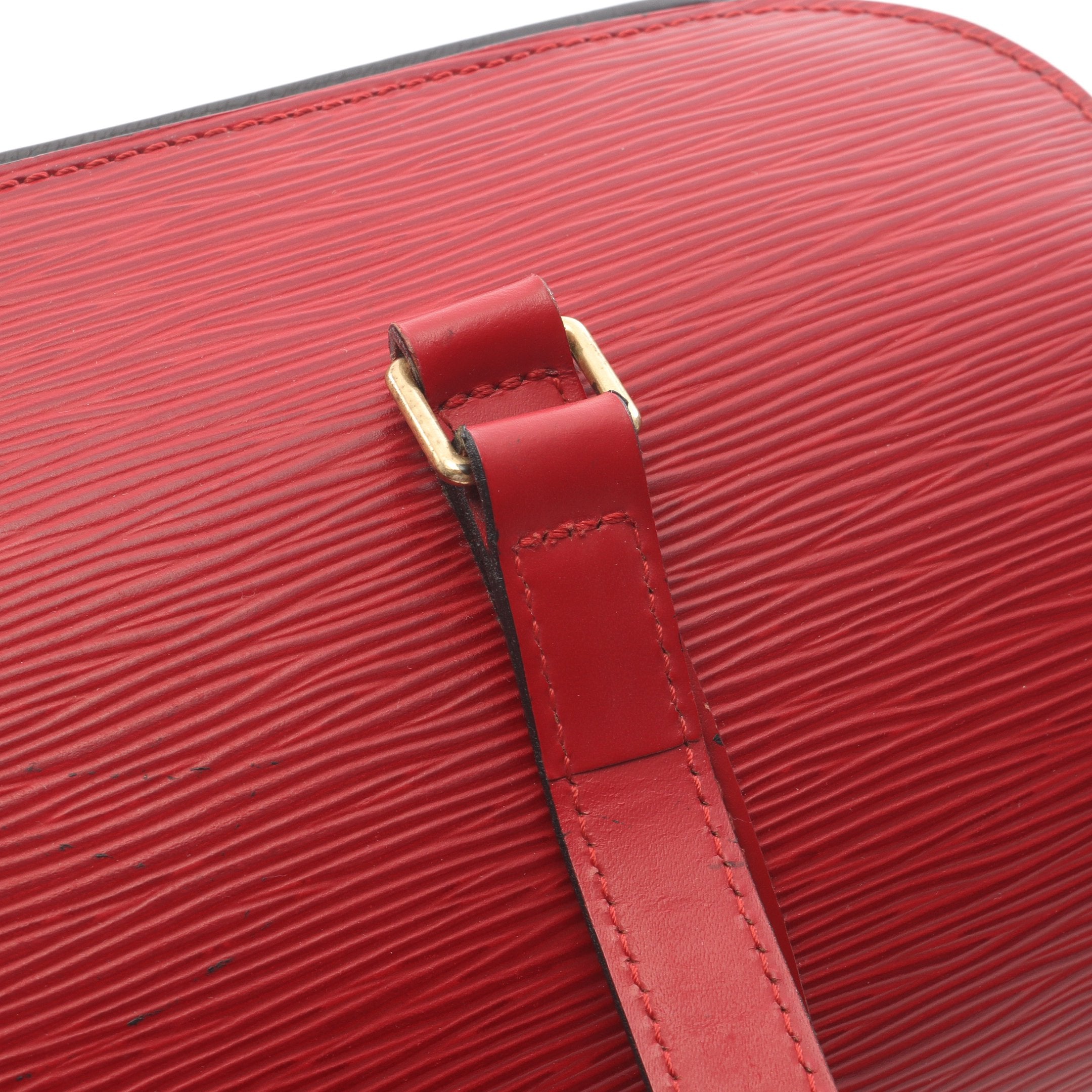 スフロ エピ カスティリアンレッド ハンドバッグ レザー レッド ルイ