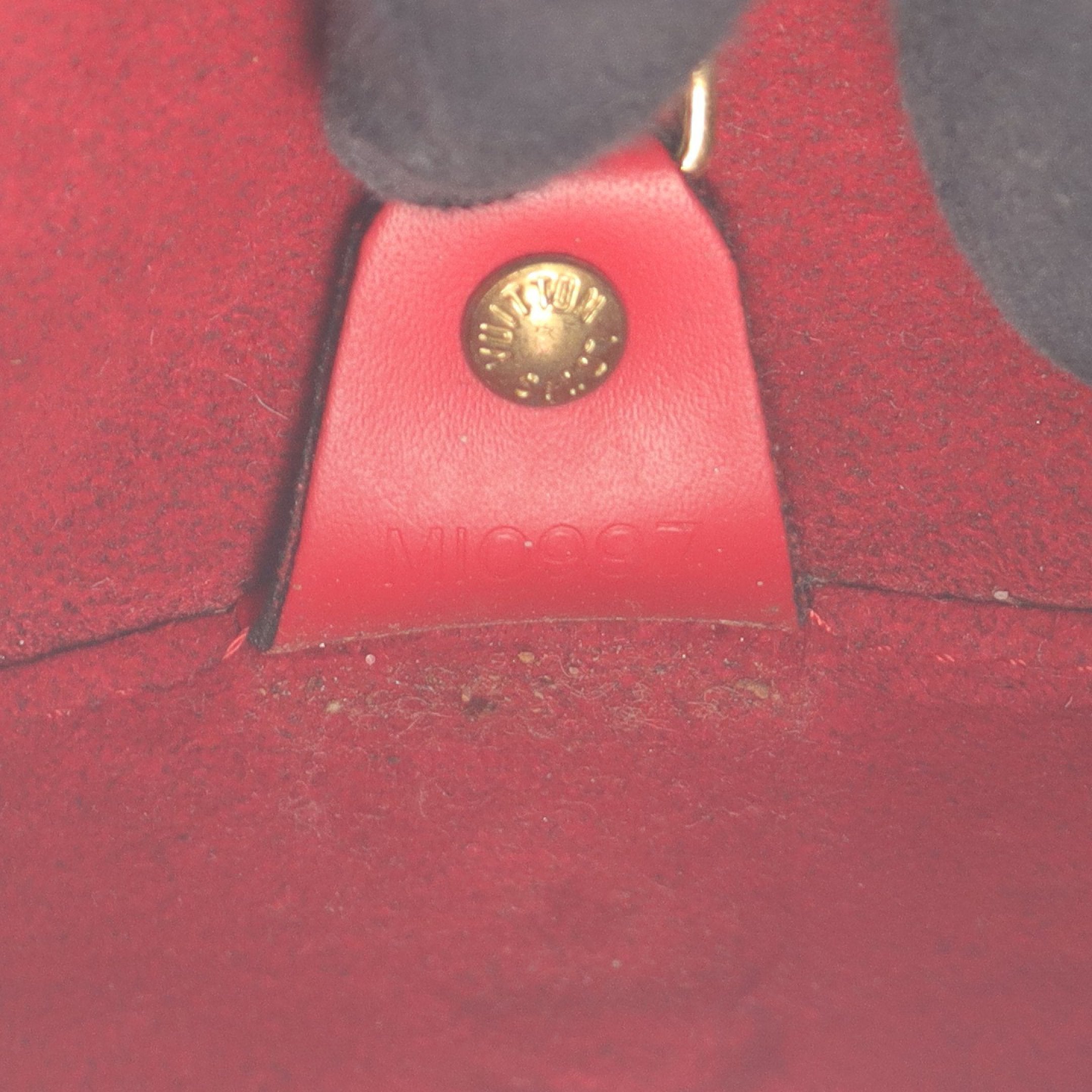 スフロ エピ カスティリアンレッド ハンドバッグ レザー レッド ルイ