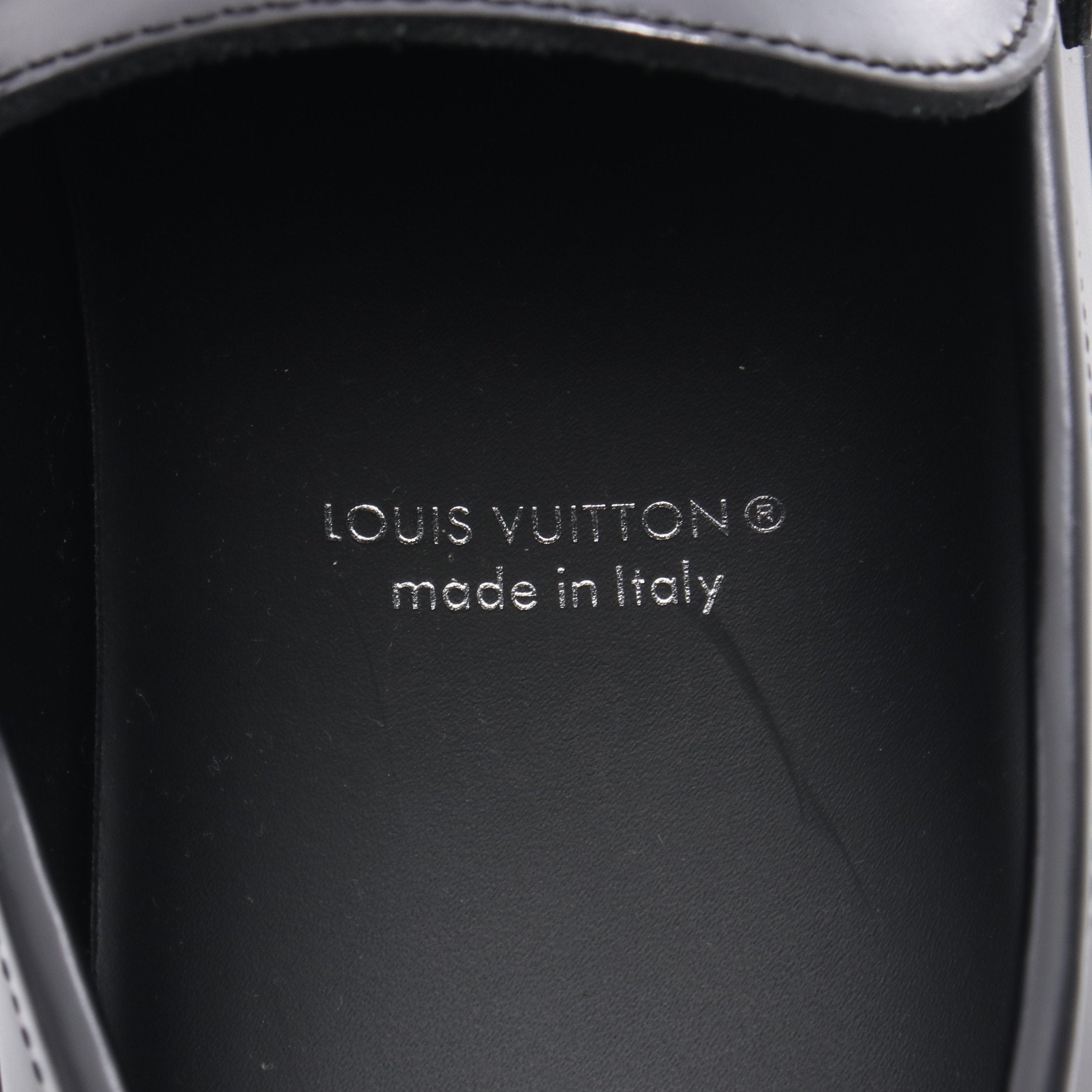 バロックライン ローファー レザー ブラック ルイヴィトン – RECLO