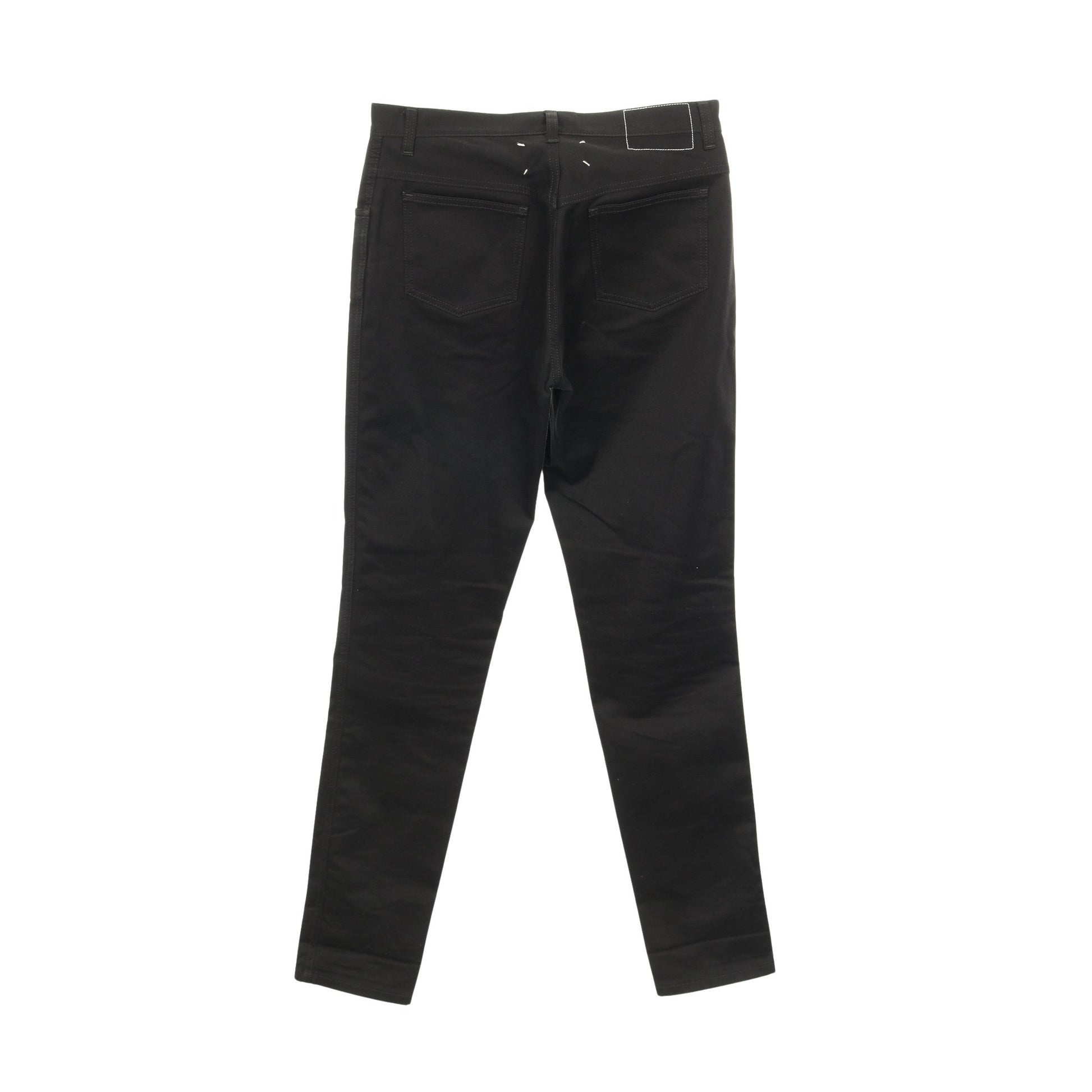 メモリー オブ デニムパンツ コットン ブラック メゾンマルジェラ ボトムス Maison Margiela