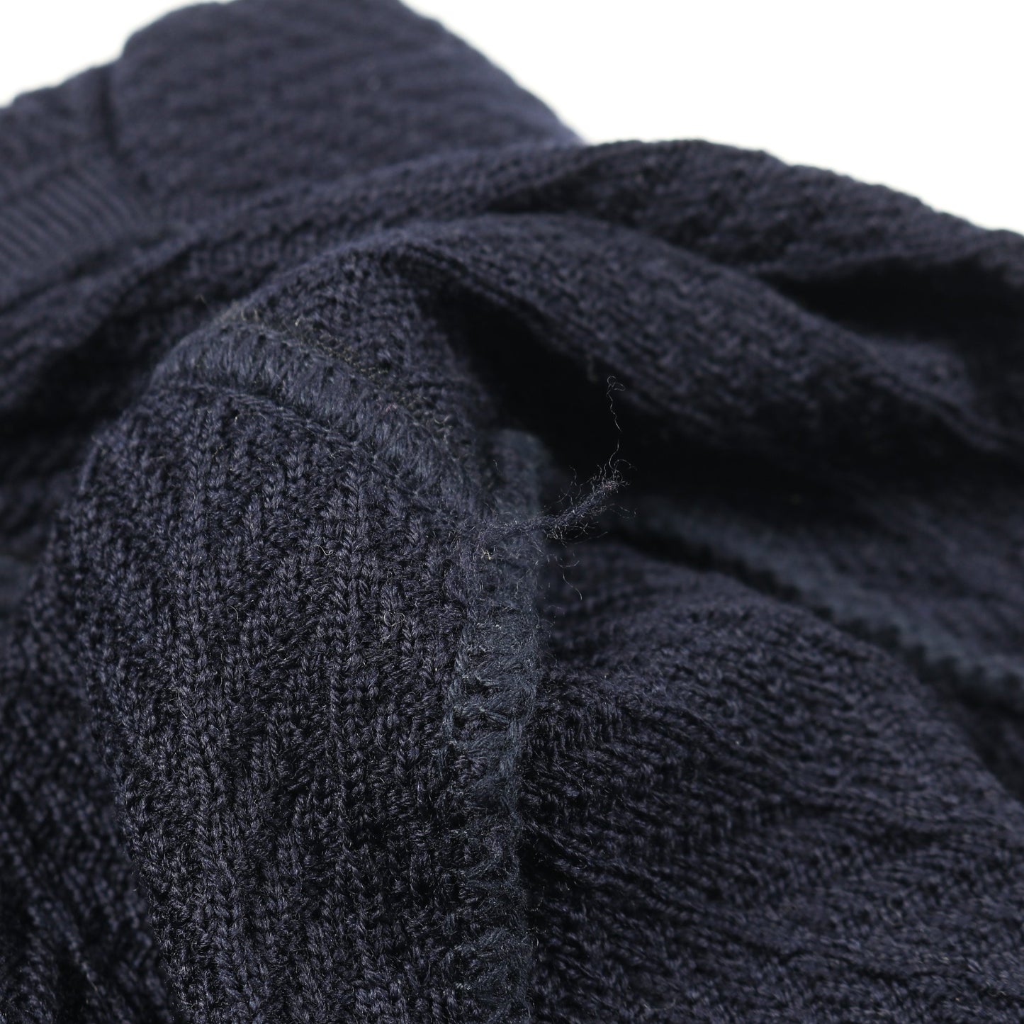 ニット テーラードジャケット ヘリンボーン ウール ネイビー ラルディーニ アウター LARDINI