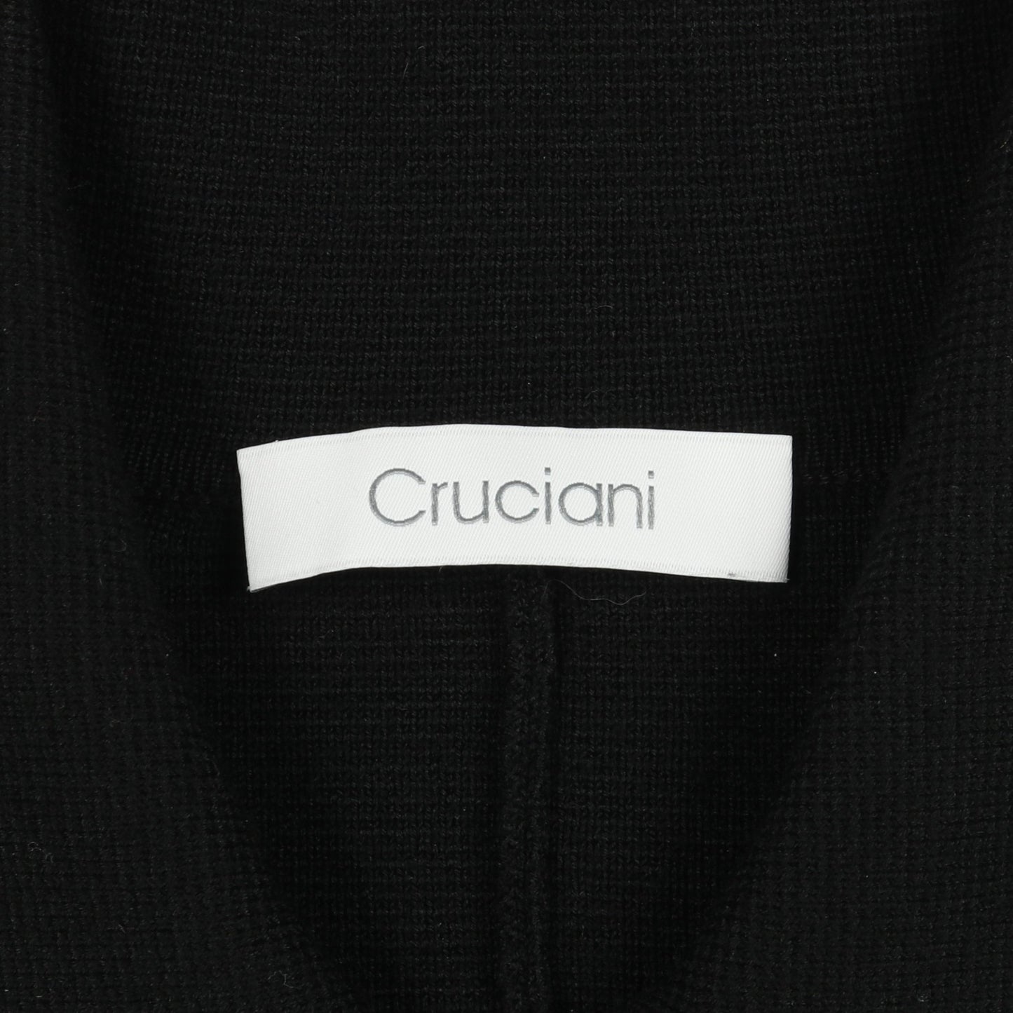 ミラノリブフィールドニットジャケット ジャケット ウール ブラック クルチアーニ アウター Cruciani