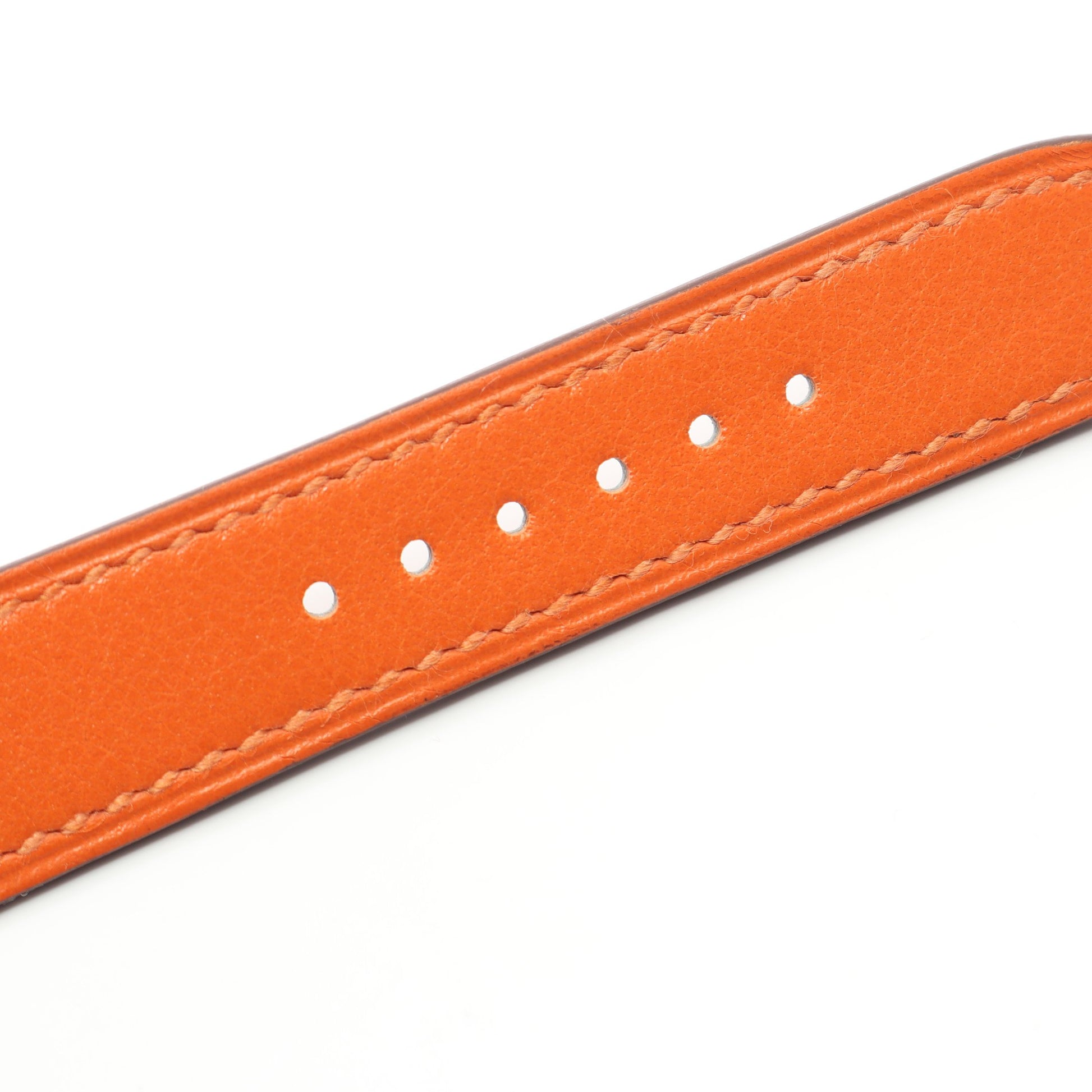 替えベルト レザー オレンジ □H刻印 エルメス 財布・小物 HERMES