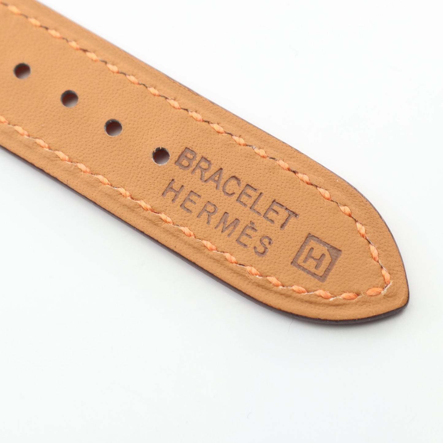 替えベルト レザー オレンジ □H刻印 エルメス 財布・小物 HERMES