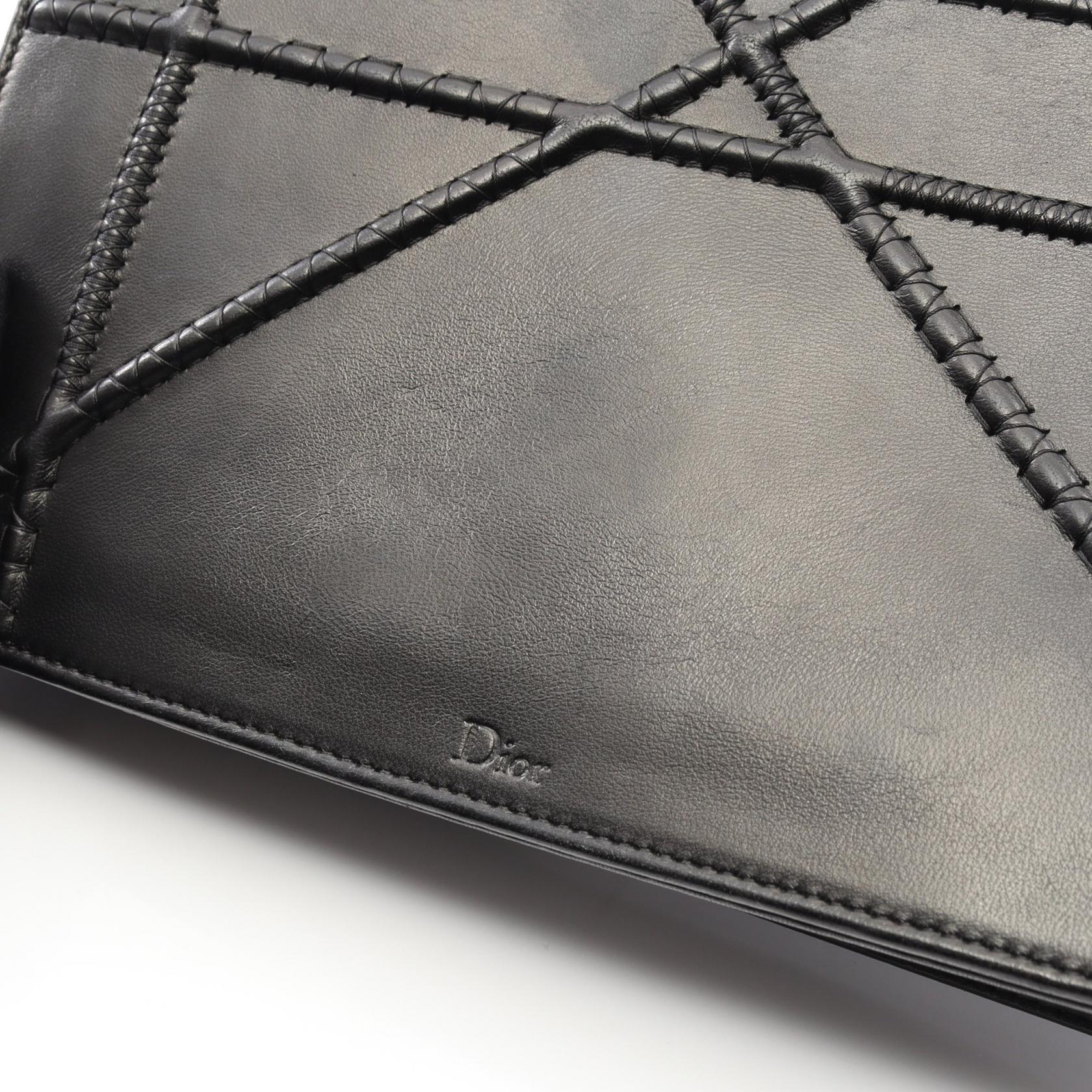 DIORAMA ディオラマ チェーンショルダーバッグ レザー ブラック マルチ