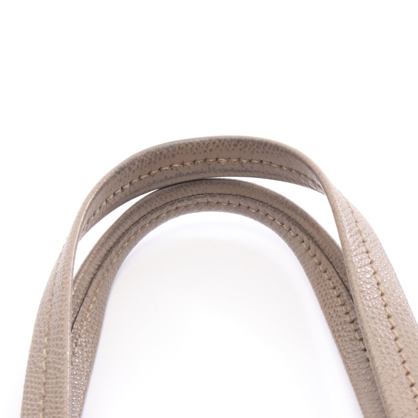 バーティカル スモール カバ ハンドバッグ トートバッグ レザー グレーブラウン 2WAY セリーヌ バッグ CELINE