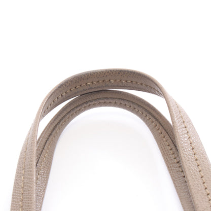 バーティカル スモール カバ ハンドバッグ トートバッグ レザー グレーブラウン 2WAY セリーヌ バッグ CELINE