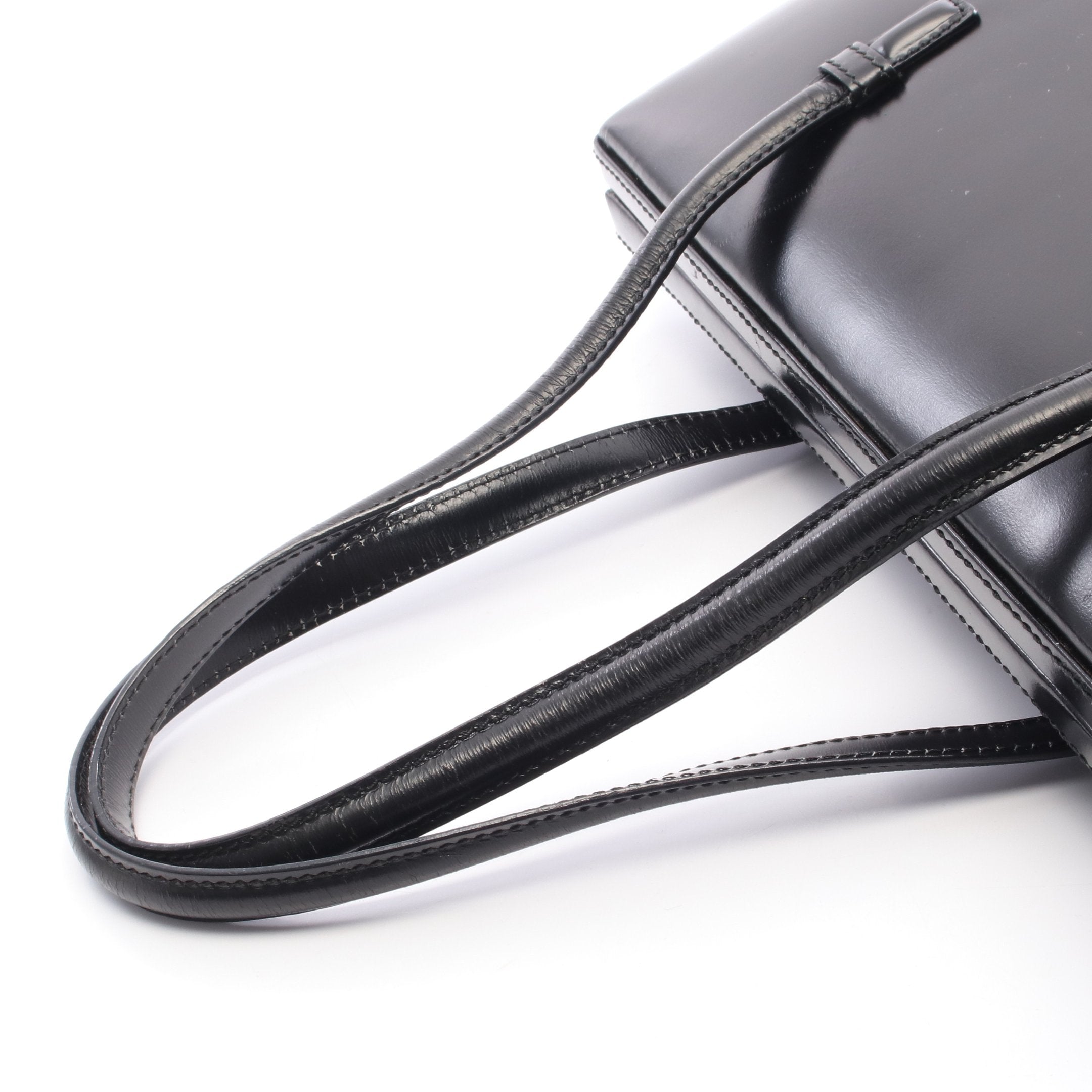 ハンドバッグ レザー ブラック ロエベ – RECLO