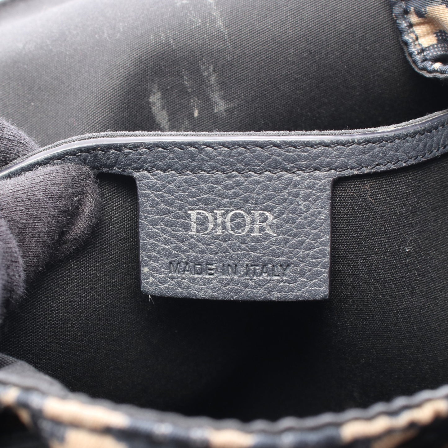オブリーク バックパック リュックサック ナイロン レザー ベージュ ネイビー クリスチャンディオール バッグ Christian Dior