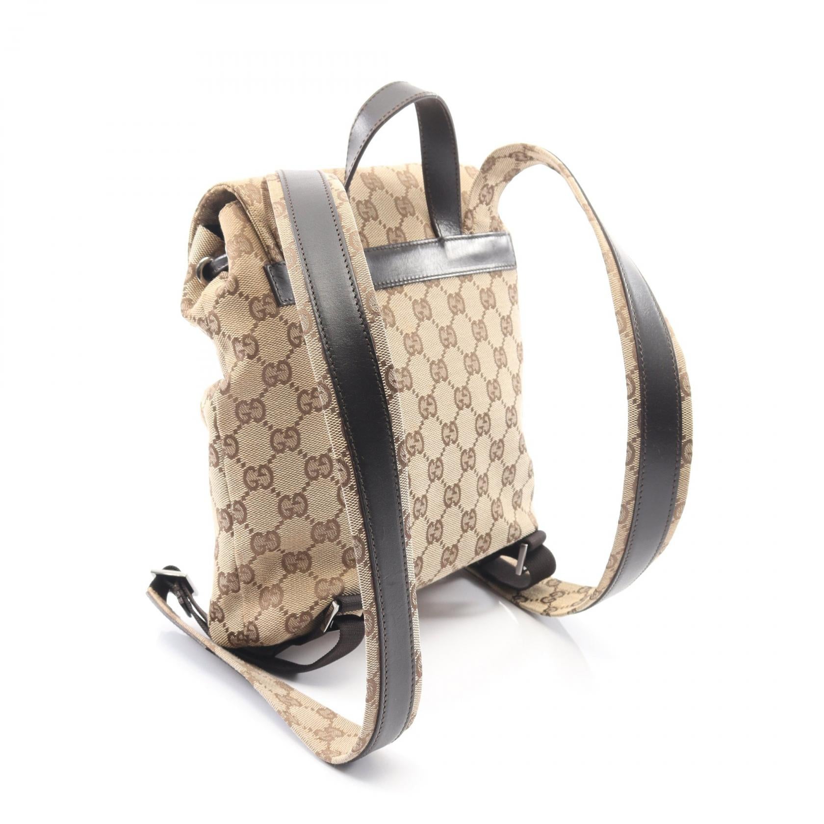 GGキャンバス バックパック リュックサック キャンバス レザー