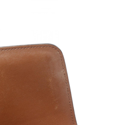 クラシック トリオンフ ショルダーバッグ PVC レザー ダークブラウン ライトブラウン セリーヌ バッグ CELINE