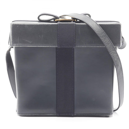 ヴァラリボン ショルダーバッグ レザー ダークネイビー サルヴァトーレフェラガモ バッグ Salvatore Ferragamo