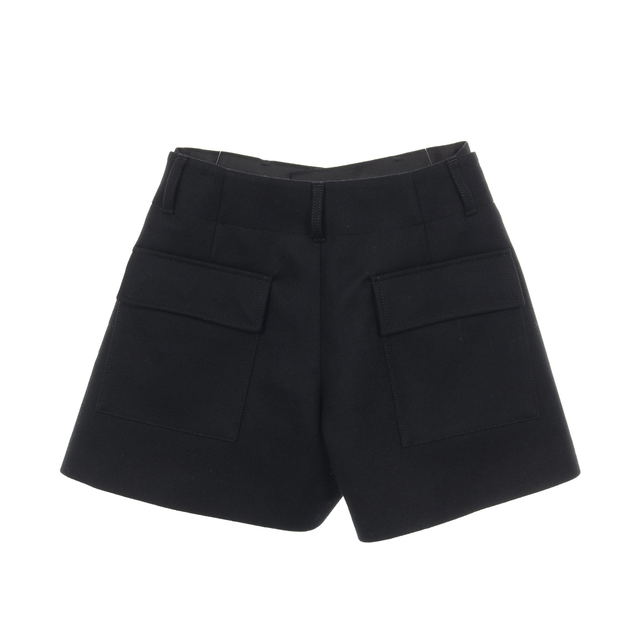 sacai ハーフパンツ ショートパンツ プリーツ　ドッキング　ストライプ　2 Sacai プリーツ ショートパンツ | ニュートラル | FARFETCH JP